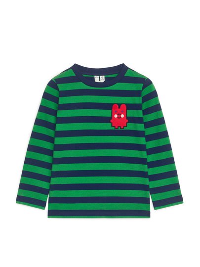Monster Badge Long Sleeve - Blue
