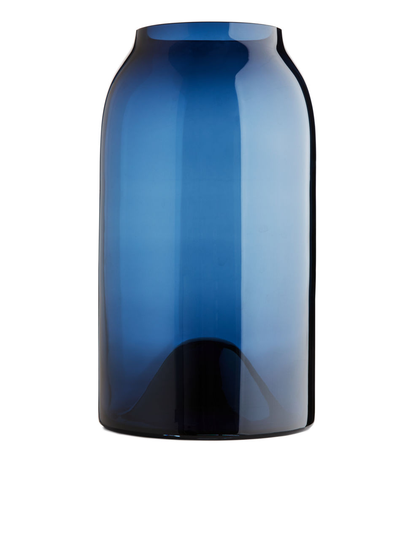 Glass Vase 27 cm - Blue