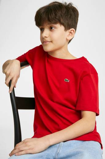 Lacoste T-Shirt Classic T-Shirt Röd
