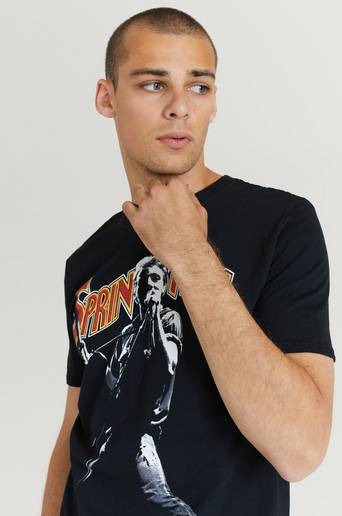 Rock Off T-Shirt Bruce Springsteen Tee Svart