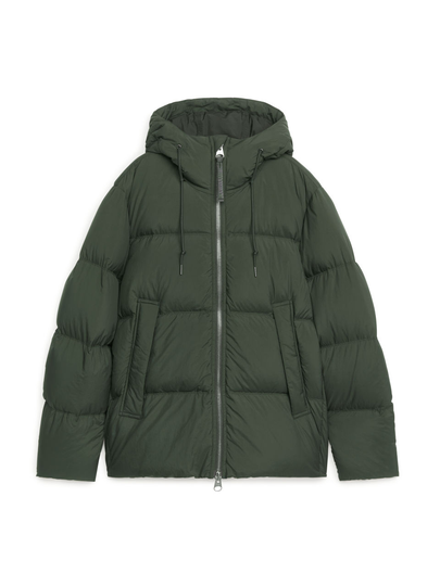 Down Puffer Jacket - Green
