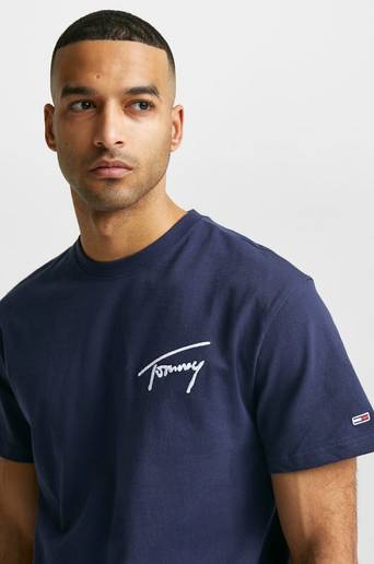 Tommy Hilfiger T-Shirt TJM Tommy Signature Tee Blå
