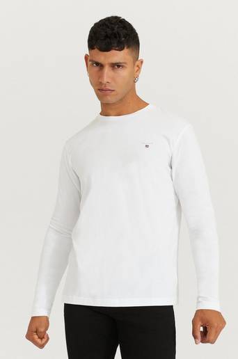 Gant Långärmad T-Shirt The Original LS T-Shirt Vit