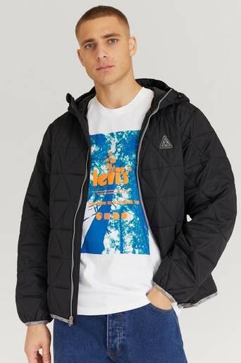 HUF Jacka Polygon Quilted Jacket Svart