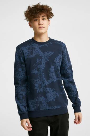 Scotch & Soda Sweatshirt Blå