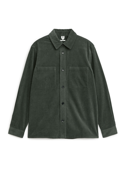 Corduroy Overshirt - Green