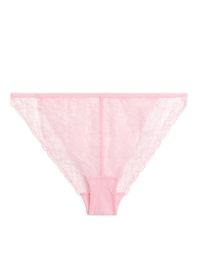 Lace Briefs - Pink