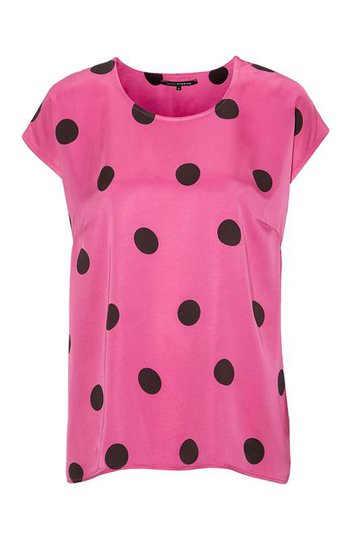 Amy's Stories Topp Margaux Cerise Prickig